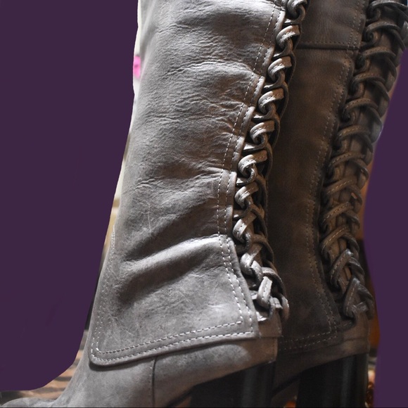 Vince Camuto Tolla Over the Knee Leather Boots - Picture 5 of 8